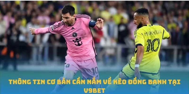 Thông tin cơ bản cần nắm về kèo đồng banh tại V9BET